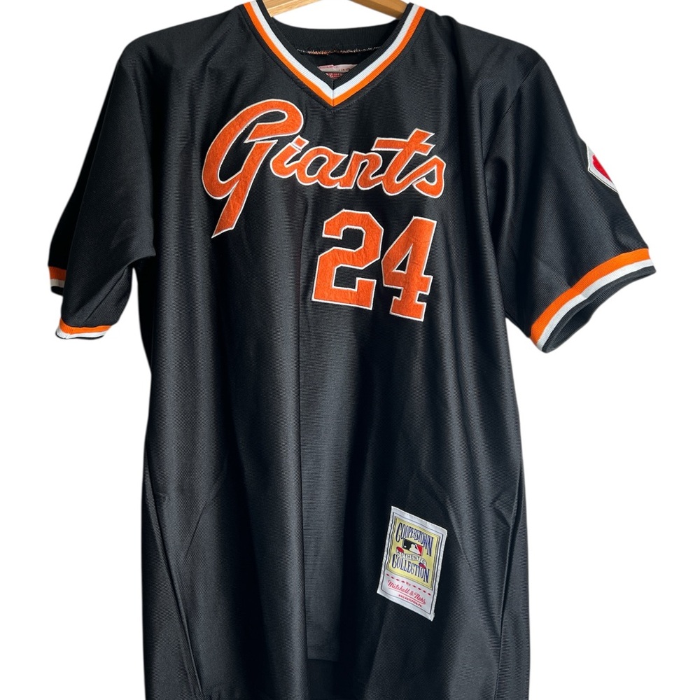 Mitchell & Ness Cooperstown SF Giants Jersey – Willie Mays #24 Patch